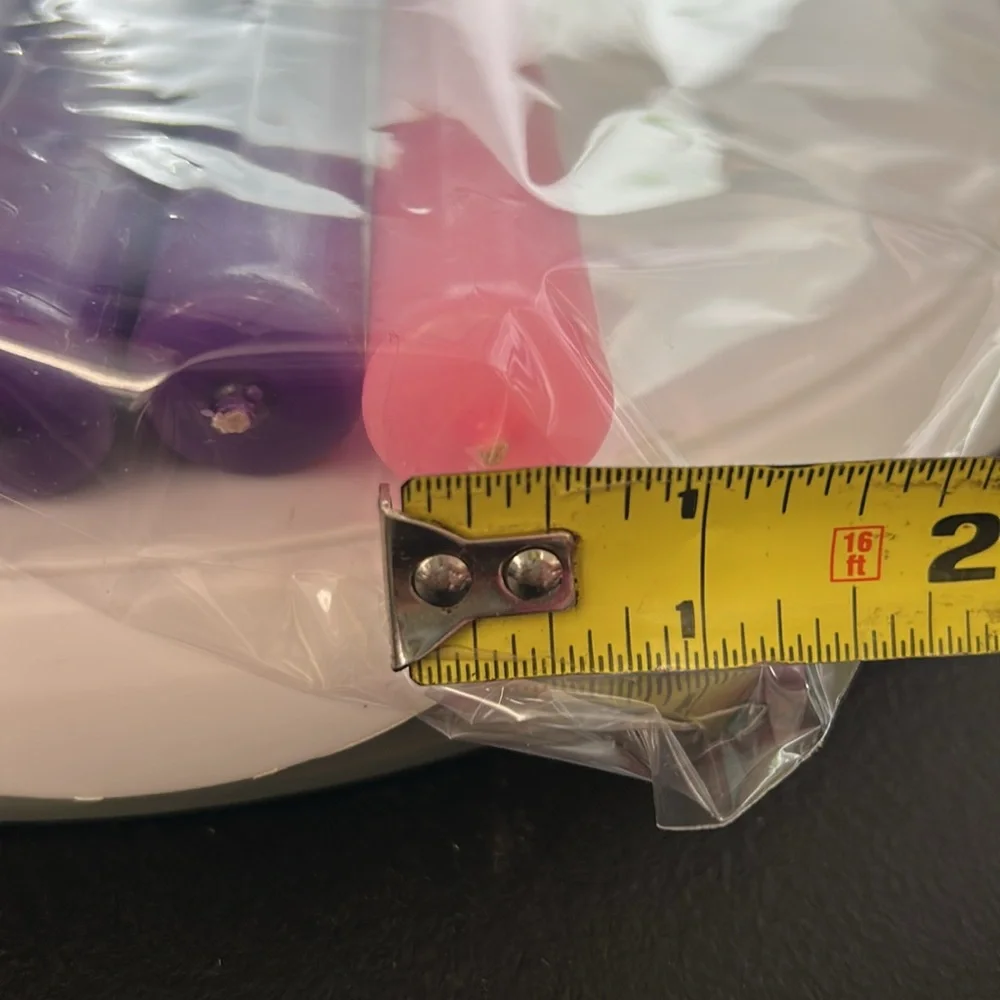 Purple and Pink Taper Candles bundle